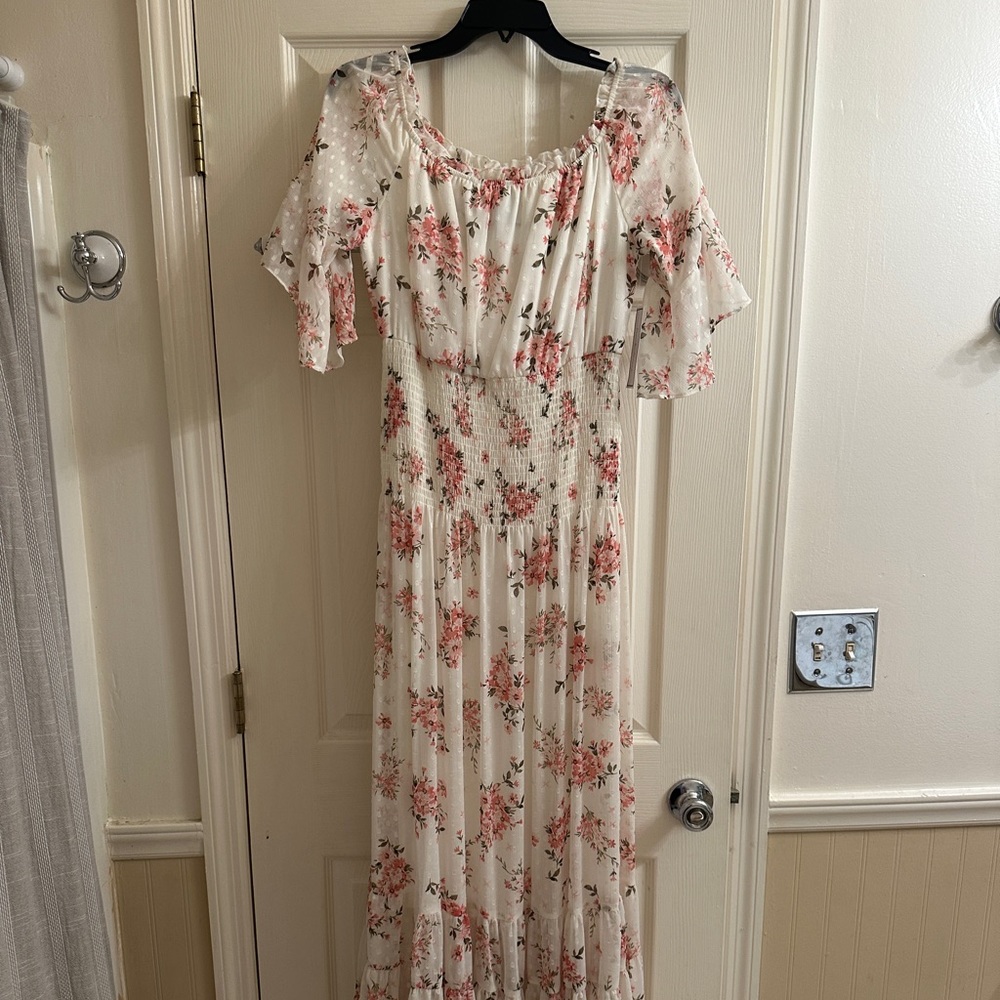 Long floral dress